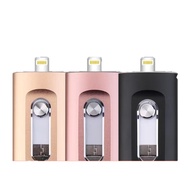 แฟลชไดรฟ์ USB 3-in-1 อเนกประสงค์ กันน้ำ ความเร็วสูง ความจุขนาดใหญ่ แฟลชไดรฟ์ USB OTG โลหะ U Disk Pen