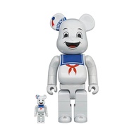 BE@RBRICK Stay Puft Marshmallow Man 棉花糖 庫柏力克熊 100% &amp; 400%