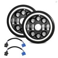 Aumotop Beam 7'' Round 7 Inch Car Round Ip67 Waterproof 7'' Round Ip67 Drl/turn Beam 7'' With Drl/tu