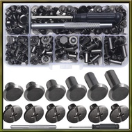 Chicago Screw Leather Rivets Assorted Screw Rivets M5 Chicago Binding Screws for Decorating PU Craft