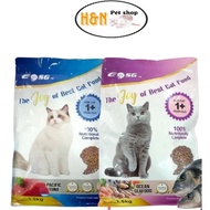 EOSG 7+Dry Cat Food Makanan Kucing Pacific Tuna/Atlantic Salmon/Ocean Seafood(1.5kg)