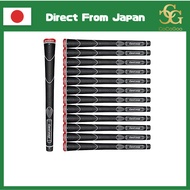 Geoleap Glory-T Rubber Golf Grips - 13-Piece Set, Standard/Medium, 6 Color Options, Thumb Pattern, S