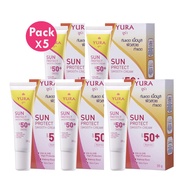 โปรโมชั่น 5 กล่อง Yura Sun Protect Smooth Cream SPF 50+ PA+++ ยูร่า ซัน โพรเทค สมูท ครีม เอสพีเอฟ 50
