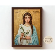 St. Mary·Goretti Prints：Family Baptism Gift，Catholic Home Decor