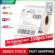 Thermal Printer Sticker Air Waybill A6 Shipping Label 150mm x 100mm 350pcs / Roll