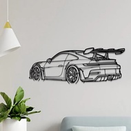 Porsche 911 GT3 RS Wall Art High-Performance Supercar Poster for Luxury Automotive Décor