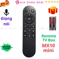 Remote điều khiển TV Box MX10 mini giọng nói - Tặng kèm pin - Gia Dụng Bo Bi