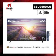 ใหม่ Aconatic ทีวี 65 นิ้ว LED 4K HDR10 WebOS TV (Wee 3.0) รุ่น 65US900AN Smart TV สมาร์ททีวี ระะบบป