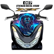 stiker windshield pcx 160/ sticker visor pcx / stiker kaca pcx / polet Lis pcx 160