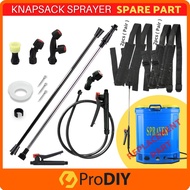 Replacement Sprayer Spare Part For Knapsack Spray Agriculture and Garden ( Trigger Hose PVC Rod Nozz