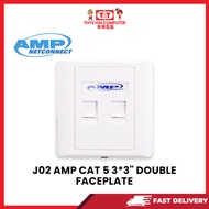 J02 AMP CAT 5 3**3" DOUBLE FACE PLANTE +  JACK