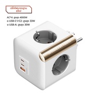 Toocki 33W GaN Charger 4AC 4000W ชาร์จโทรศัพท์มือถือสําหรับ iPhone 15 14 Xiaomi USB Wall SOCKET Powe