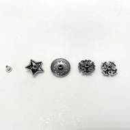 Rivet Material iphone Rivet Shell Material DIY Rivet Punk Rivet Cross Alloy Ancient Silver Rivet