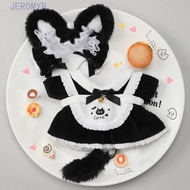 JEROMY5R 10cm Cotton Doll Clothes, Outfit Bow Skirt Cotton Doll's Clothes, Stuffed Toy Clothes Cat T