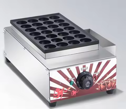 220V Commercial Electric Takoyaki Maker Grill Octopus Meat Ball Baking Machine Non-stickr Snack Mach