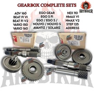 [ GEARBOX COMP SETS ] SCOOTER ADV160 BEAT FI V1 V2 VARIO 150 160 NMAX AVANTIZ/SOLARIZ EGO Gear Box S