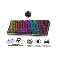 MKA 1C Neo LED Backlight Mechanical Gaming Keyboard 61 Key Hot Swapable
