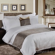 Five-Star Quilt Cover Hotel Pure Cotton One-Piece Set Manufacturer Hotel Jacquard Feather Flower Clo