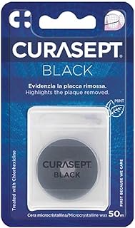 Curasept Floss Classico Cerato Nero Sezione Piatta 50 m
