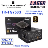 THERMALRIGHT TR-TG750S 750W 80 Plus  Gold  ATX3.0 PCI-E5.0 Black  Non-Modular Power Supply