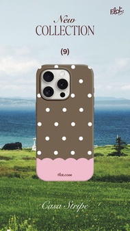 Flat.case - Casa Stripe [ระบุรุ่นในแชท Made to order 10-14 days]