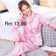 pyjamas women pyjamas Baju tidur perempuan silk sleepwear silk pyjamas satin pyjamas baju satin