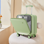 BoldEdge Koper Pilot 18 Inch Tas Kabin ABS PVC Bahan Travel Koper Ringan Dan Multi Fungsi Koper