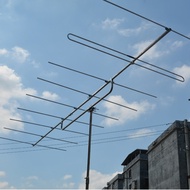 Radio broadcast FM antenna cross type FM Antenna Yagi Remote Receiver Antenna Stainless Steel Commun