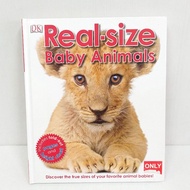 Real Baby Animals English Book Second Hand Non-fiction Animal Hardcover With Pen Defects