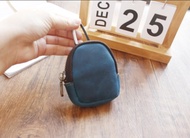 原創日系青年硬幣包牛皮小錢包零錢包拉鍊貝殼包藍牙耳機包鑰匙包