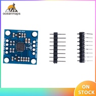 OCE  GY-51 LSM303 LSM303D LSM303DLH 3-Axis Electronic Compass Acceleration Module 3-5V 3 Axis Magnet