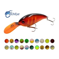 Gewang Crank Bait Casting Toman Killer Umpan Tiruan Palsu Casting Siakap Floating Fishing Lure 鱼饵 路亚