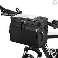 Bicycle Handlebar Bag Cycling Bike Front Tube Bag Bike Pannier Shoulder Bag Carrier Pouch