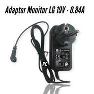 Original LG Monitor Charger Adapter 19V - 0.84A Pin Central