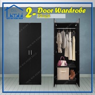 [Twin Win Home] 2 Door Wardrobe/2 Feet Wardrobe/2 Pintu Almari Baju