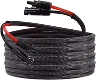 30 ft Solar Cable Extension with IP67 Solar Plugs for Outdoor Applications in Car, Motorhome, Boat, 