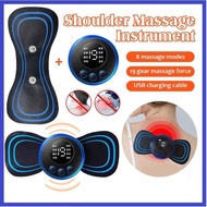 Rechargeable Ems Foot Massager Mat Tikar Urut Kaki Kerusi Mesin Urut Kaki Dan Badan Leg Reshaping Feet Massager Portable 8 Modes 19 Intensity Stimulator Mat 腳底按摩器