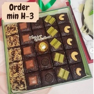 Brownies Mix Exsclusive Panggang Fudgy Ulang Tahun Box Gift Hadiah