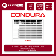 Condura 6s 0.5HP Timer Window Type Non Inverter Aircon WCONZ006EC1