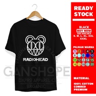 T-SHIRT DISTRO BAND MUSIC RADIOHEAD LOGO MUSIC ROCK METAL