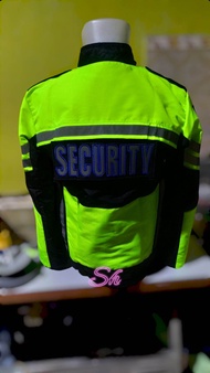 Jaket polisi jaket patwal touring outdoor polisi hijau stabilo taslan POLOS