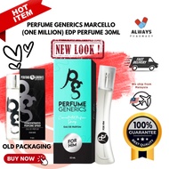 PERFUME GENERICS MARCELLO (ONE MILLION) EDP PERFUME 30ML (FOR MEN) PERFUME WANGI TAHAN LAMA PERFUME 