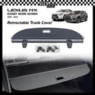 Lexus NX200t NX300 NX300h 2016 - 2022 Leather Retractable Trunk Cover Rear Cargo Boot Shade Accessor