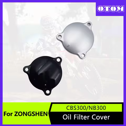 OTOM Motocross Oil Filter Cover For ZONGSHEN CBS300 zs174mn-3 Engine zs174mn-5 NB300 Engine Accessor