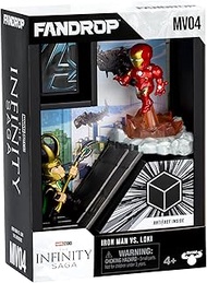 FANDROP MV04-Mavel Studios' The Avengers - Iron Man VS. Loki, Combining an Epic Diorama, Artifacts a