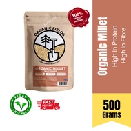 ORGANIC FIELDS Organic Millet (500g) | Organic Non-Sticky Millet (EXP: 01/2028)