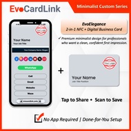 EvoCardLink | EvoElegance Card | NFC Digital Business Card | NFC Name Card