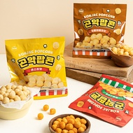 [ONLY 93 Kcal] Konjac Diet Popcorn Snacks 3 Flavor (Corn soup, Hot & Sweet, BBQ) Low Calories, No Fl