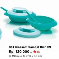 TUPPERWARE Blossom Sambal Dish