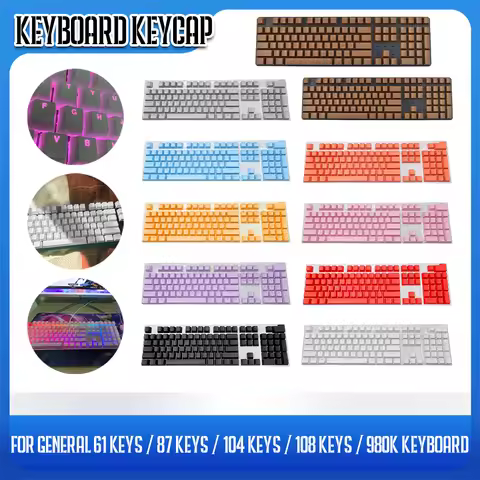 104 Pcs DIY Mechanical Keyboard Keycaps ABS OEM Profile DIY Keycaps For Cherry MX Backlit Key Cap fo